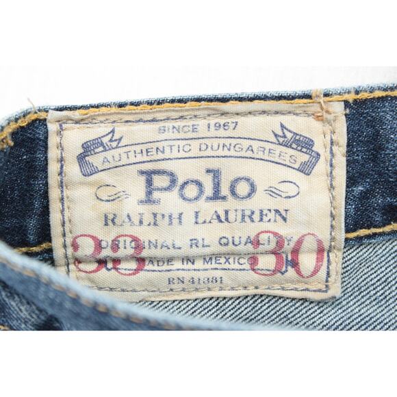 Polo Ralph Lauren Varick Jeans Men's 34 Slim Straight Cotton Stretch Gorpcore - Picture 10 of 15